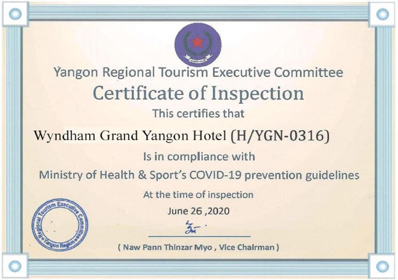 Hotel Wyndham Grand Rangún Exteriér fotografie